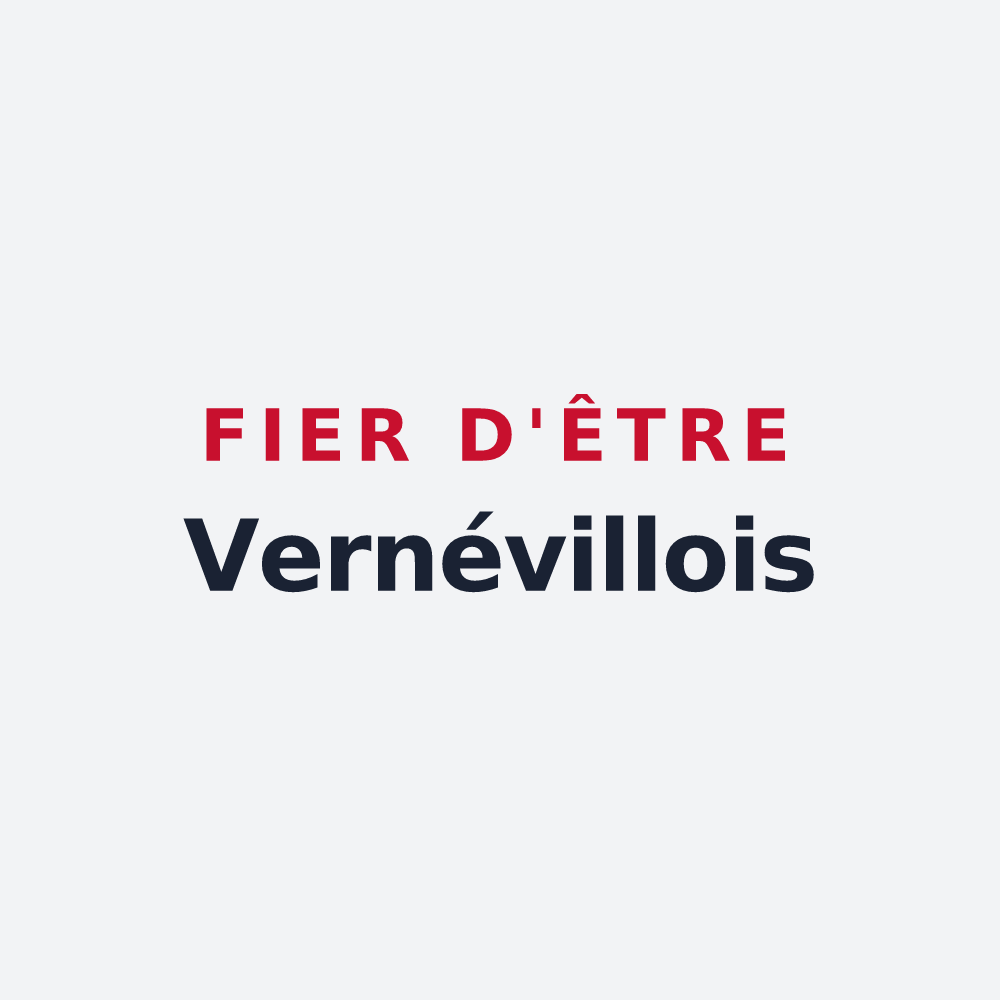 Poster « Fier d'être Vernévillois » — design pour Vernéville
