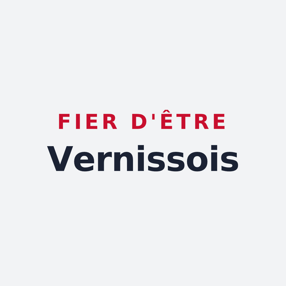 Poster « Fier d'être Vernissois » — design pour Vernie