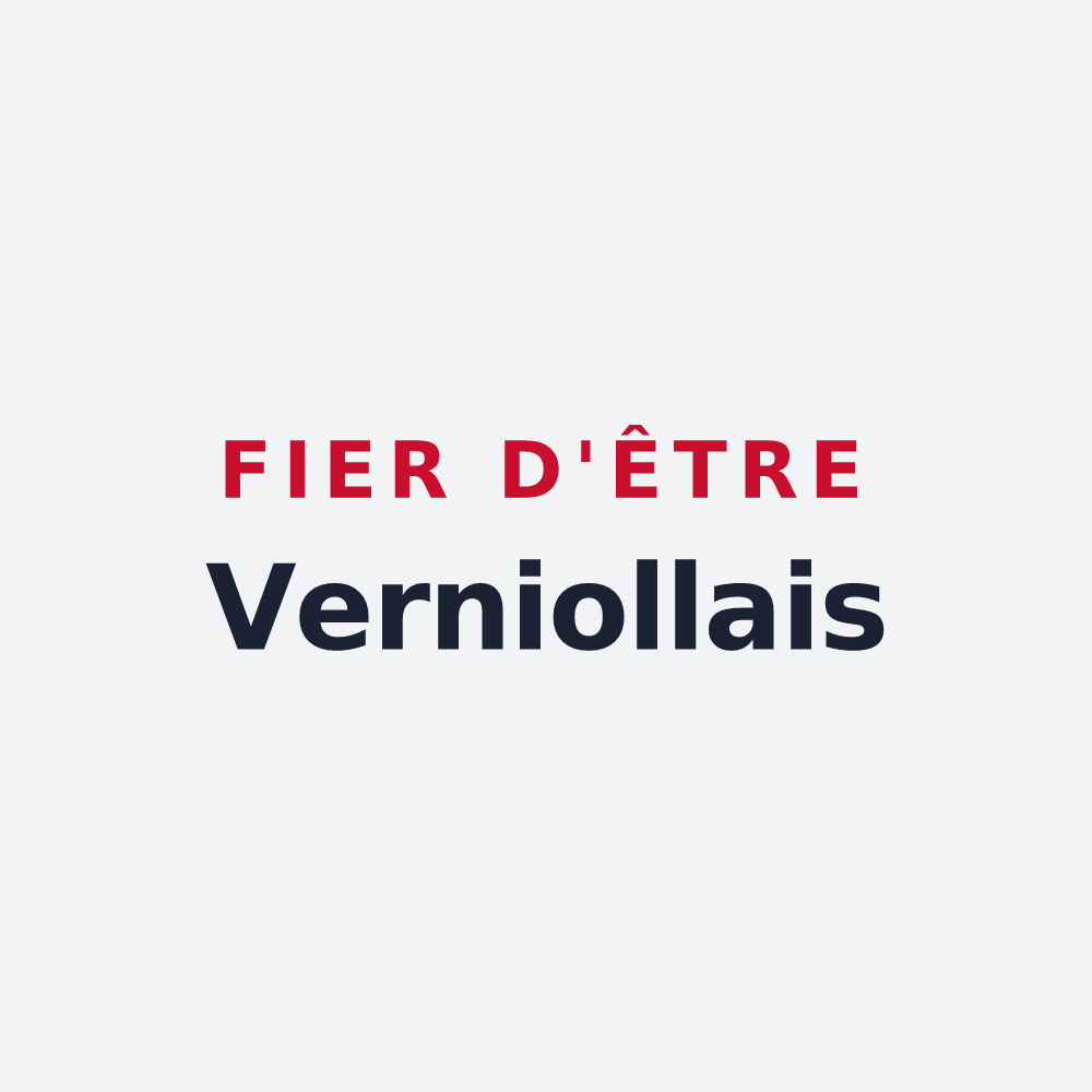 Poster « Fier d'être Verniollais » — design pour Verniolle