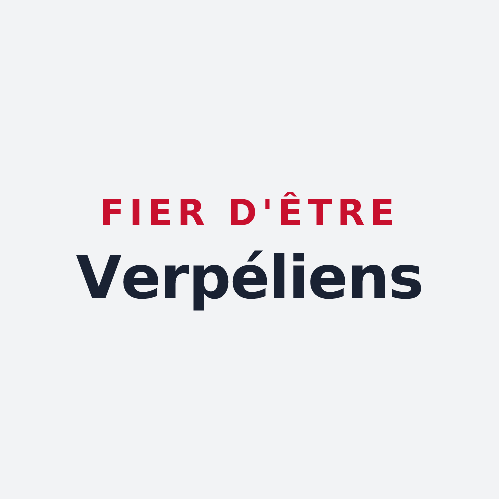 Poster « Fier d'être Verpéliens » — design pour Verpel