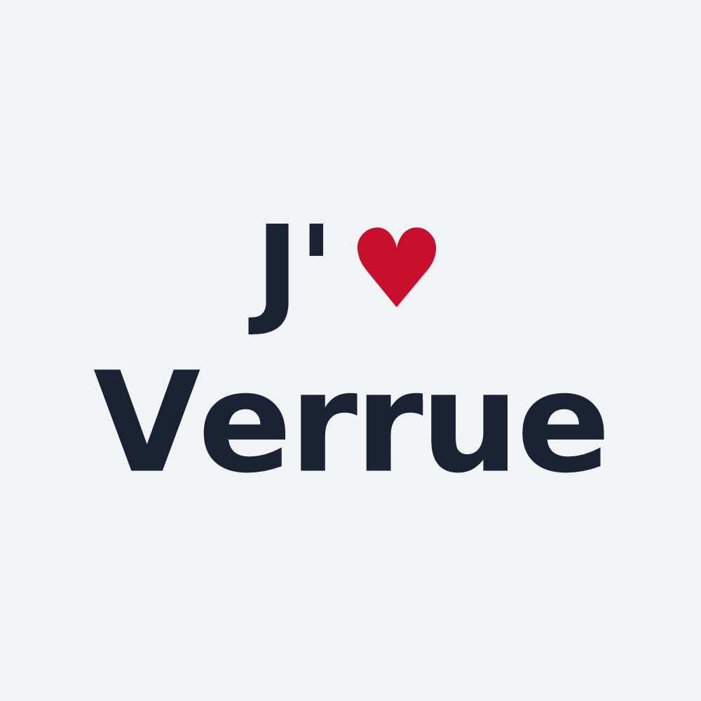 Poster personnalisé Verrue — design J'aime Verrue