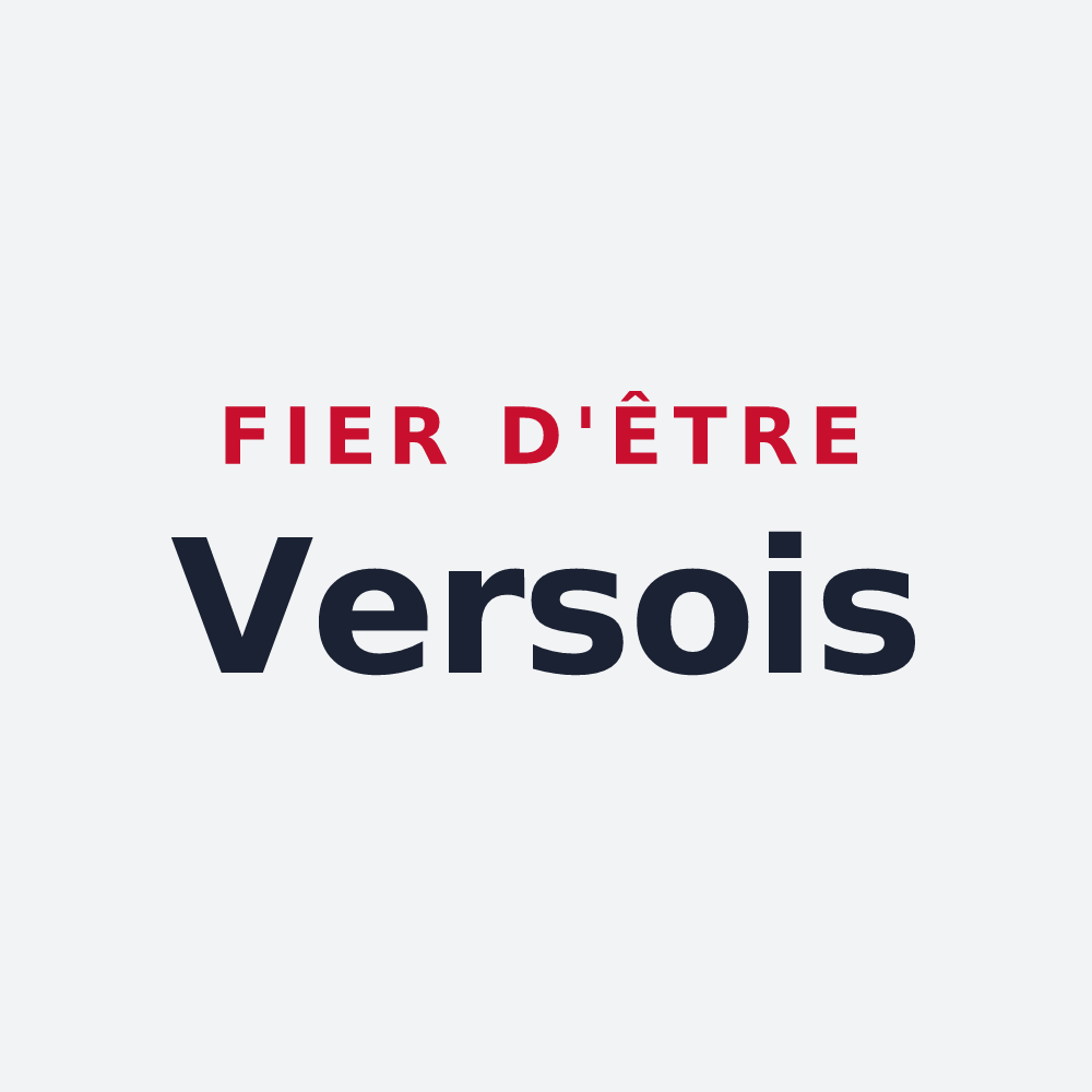 Poster « Fier d'être Versois » — design pour Vers-sur-Méouge
