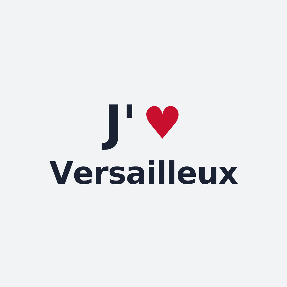 Poster personnalisé Versailleux — design J'aime Versailleux