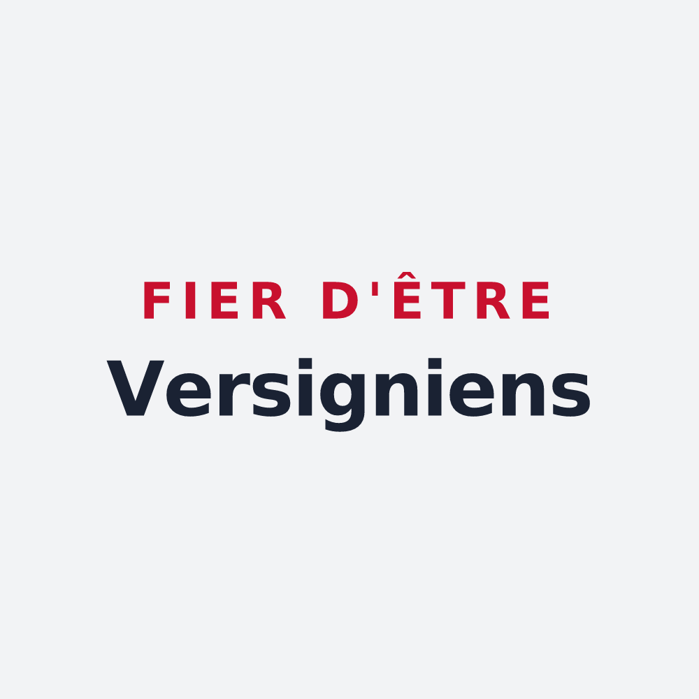 Poster « Fier d'être Versigniens » — design pour Versigny