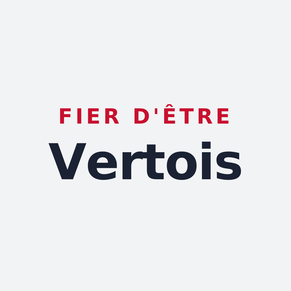 Poster « Fier d'être Vertois » — design pour Vert-le-Petit