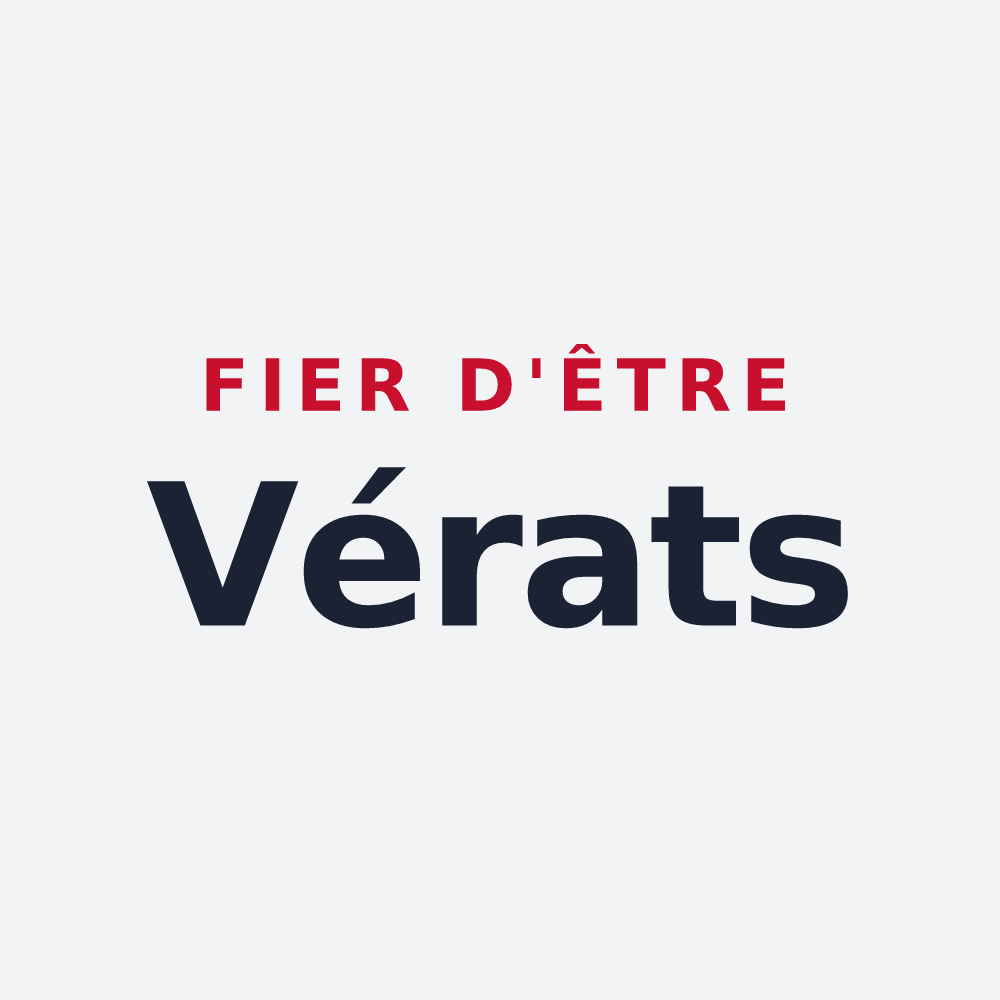 Poster « Fier d'être Vérats » — design pour Vert-Toulon