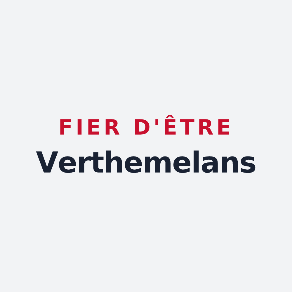 Poster « Fier d'être Verthemelans » — design pour Verthemex