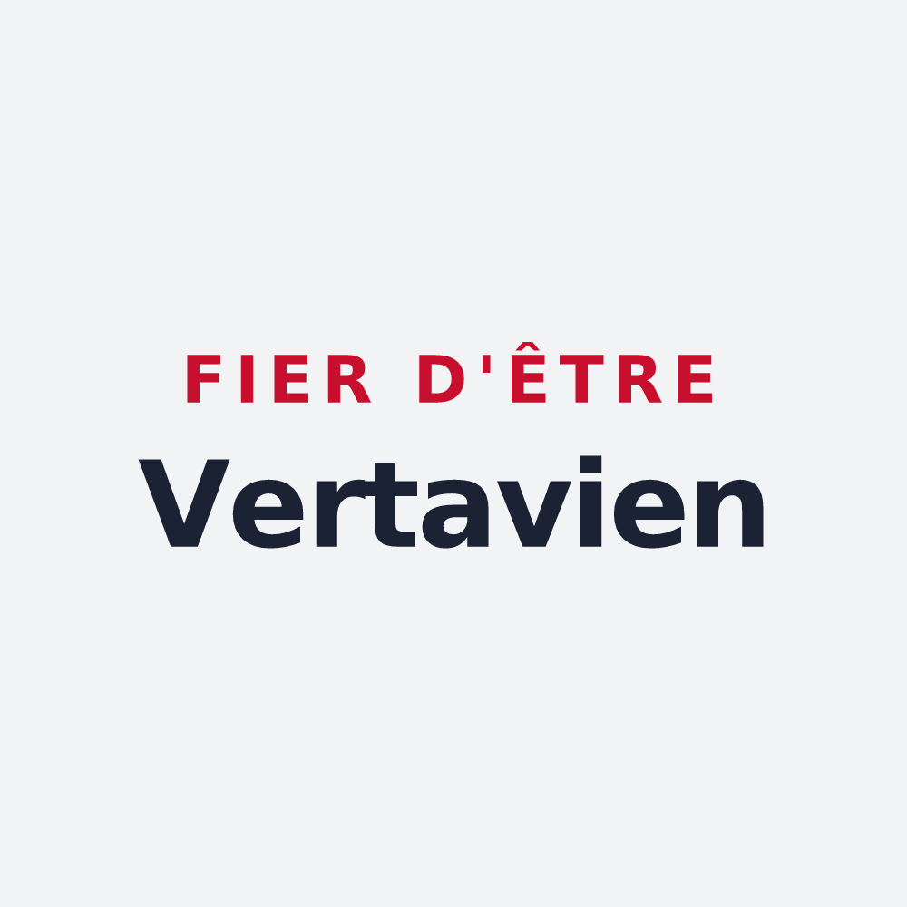 Poster « Fier d'être Vertavien » — design pour Vertou