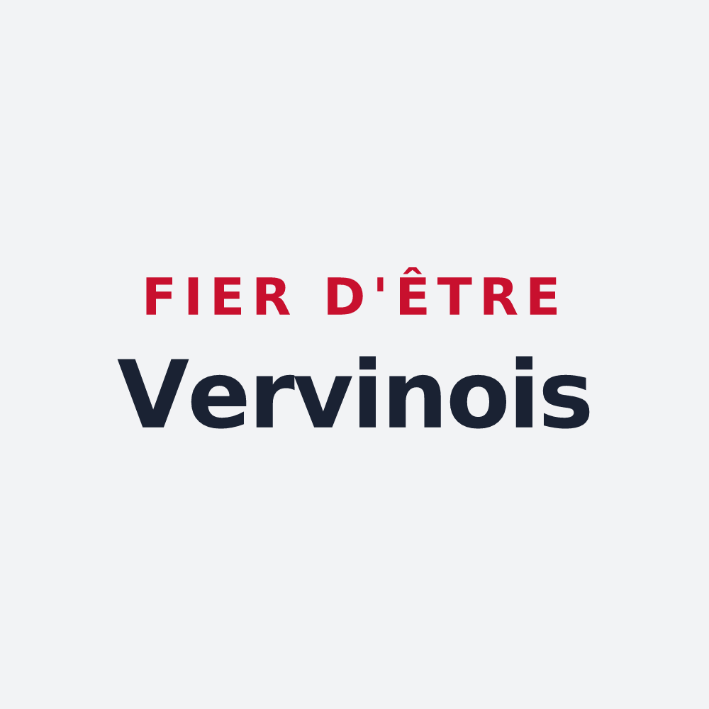 Poster « Fier d'être Vervinois » — design pour Vervins