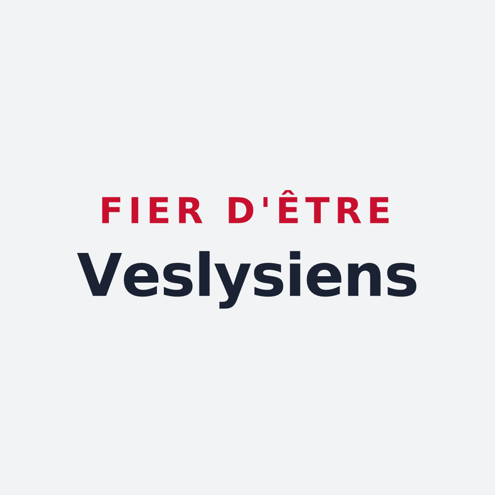 Poster « Fier d'être Veslysiens » — design pour Vesly