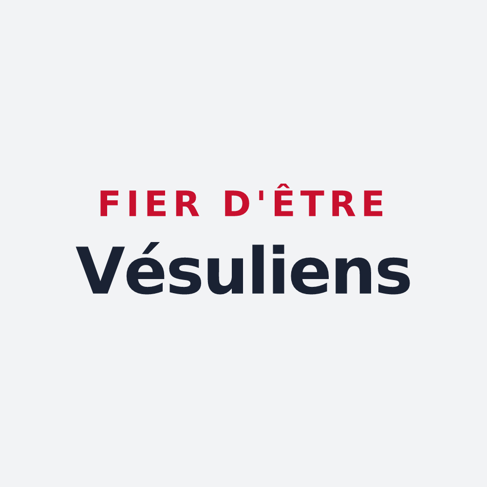 Poster « Fier d'être Vésuliens » — design pour Vesoul