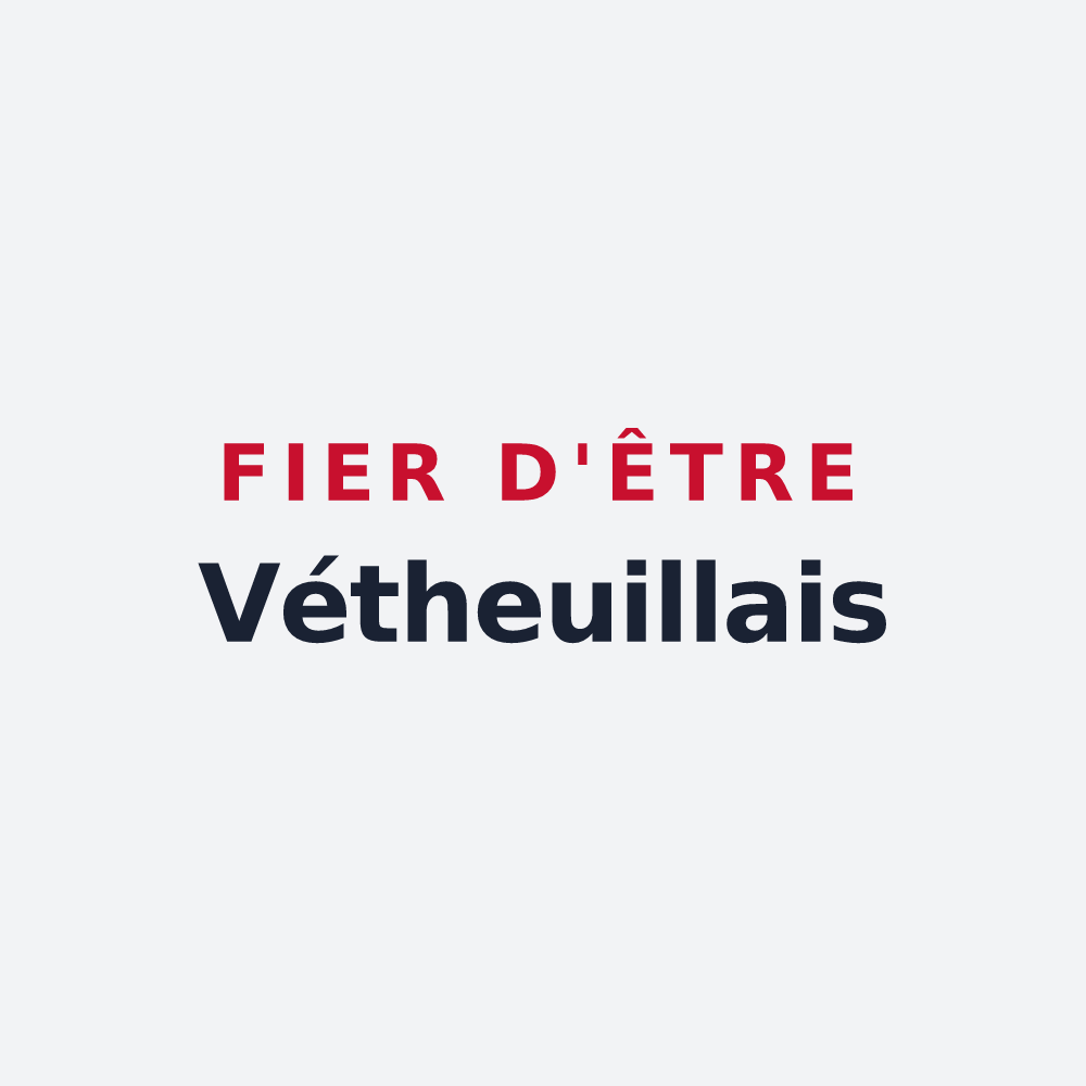 Poster « Fier d'être Vétheuillais » — design pour Vétheuil