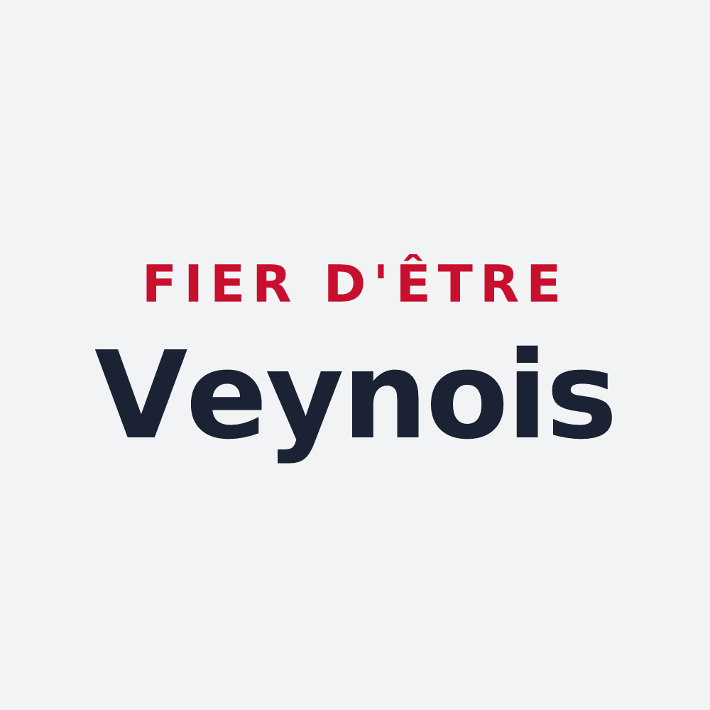 Poster « Fier d'être Veynois » — design pour Veynes