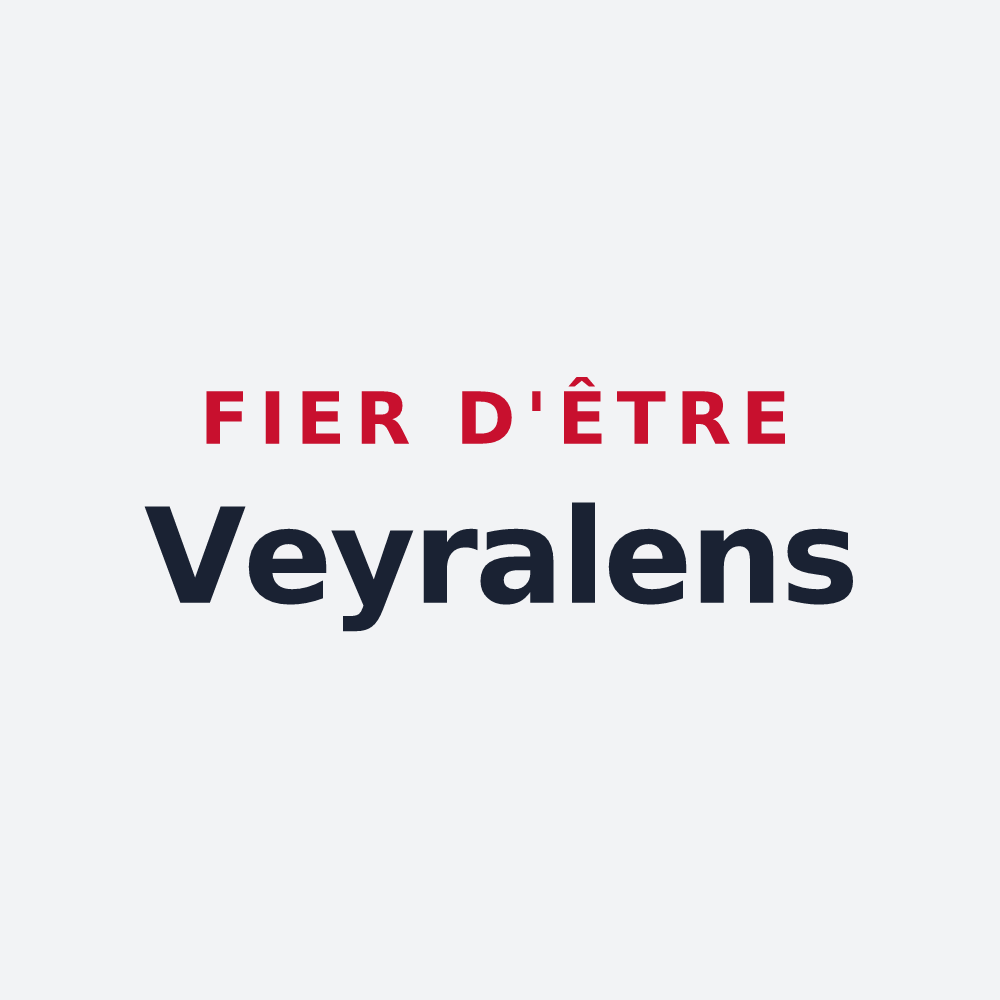 Poster « Fier d'être Veyralens » — design pour Veyreau