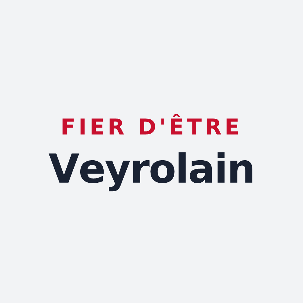 Poster « Fier d'être Veyrolain » — design pour Veyrier-du-Lac