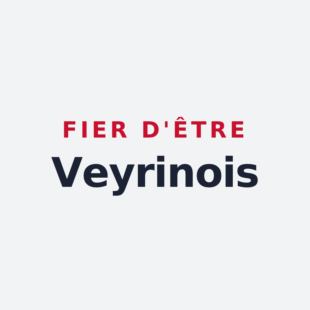 Poster « Fier d'être Veyrinois » — design pour Veyrines-de-Vergt