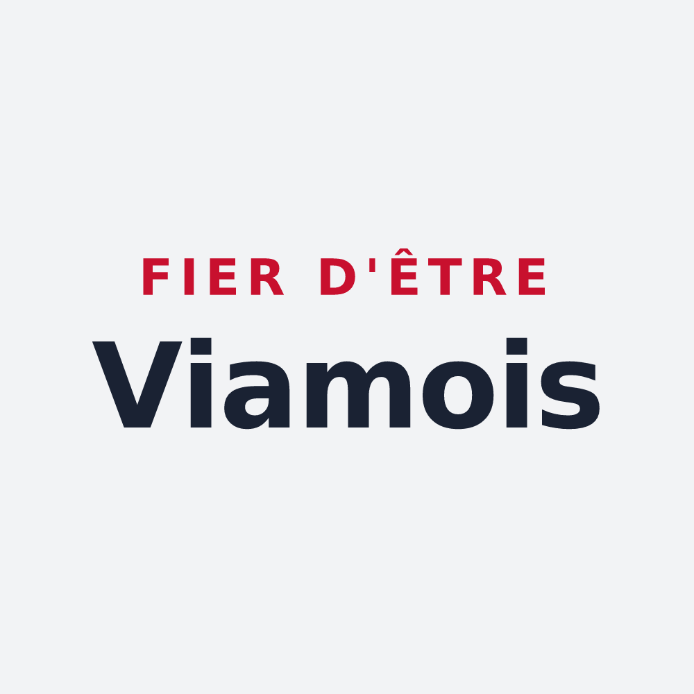 Poster « Fier d'être Viamois » — design pour Viam