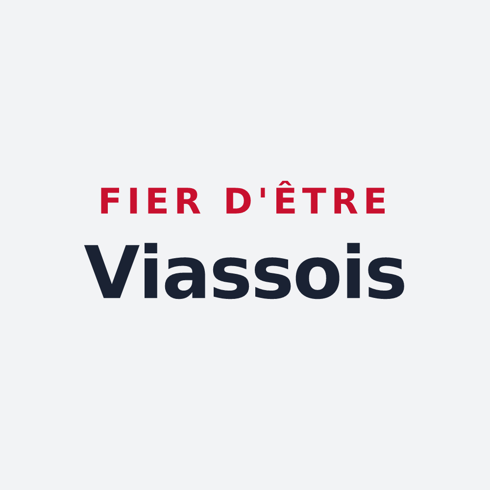 Poster « Fier d'être Viassois » — design pour Vias