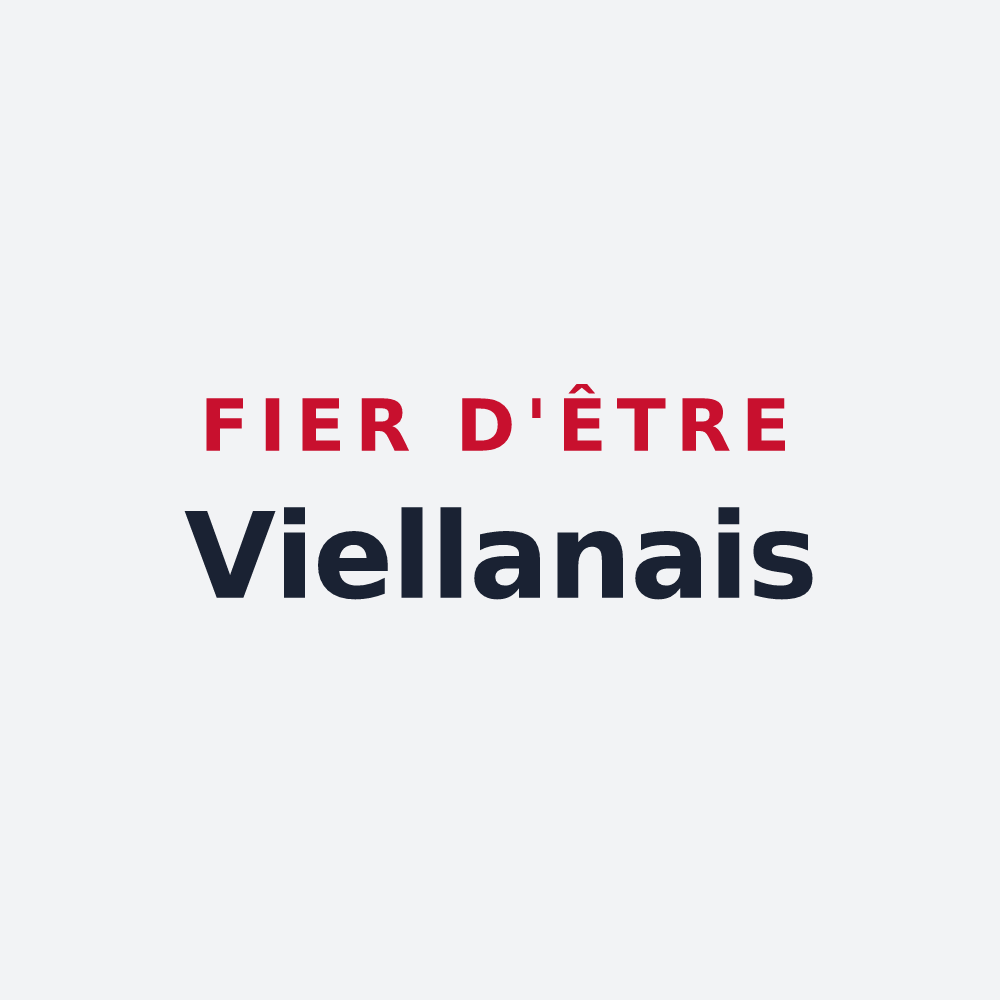 Poster « Fier d'être Viellanais » — design pour Viella