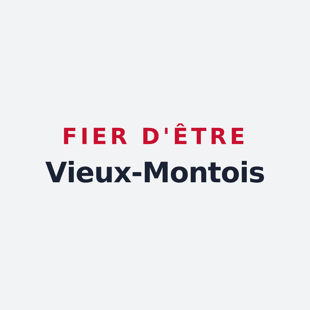 Poster « Fier d'être Vieux-Montois » — design pour Viels-Maisons