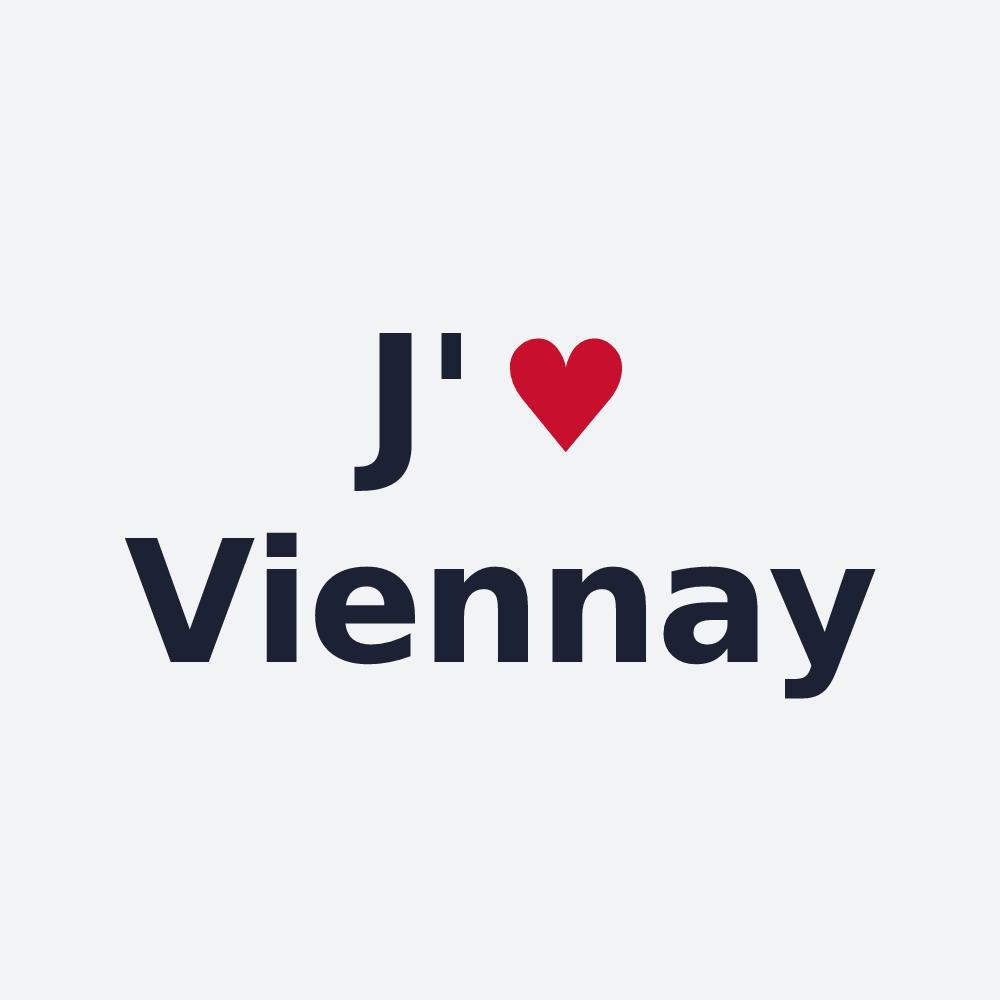 Poster personnalisé Viennay — design J'aime Viennay