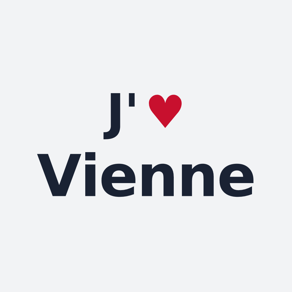 Poster personnalisé Vienne — design J'aime Vienne