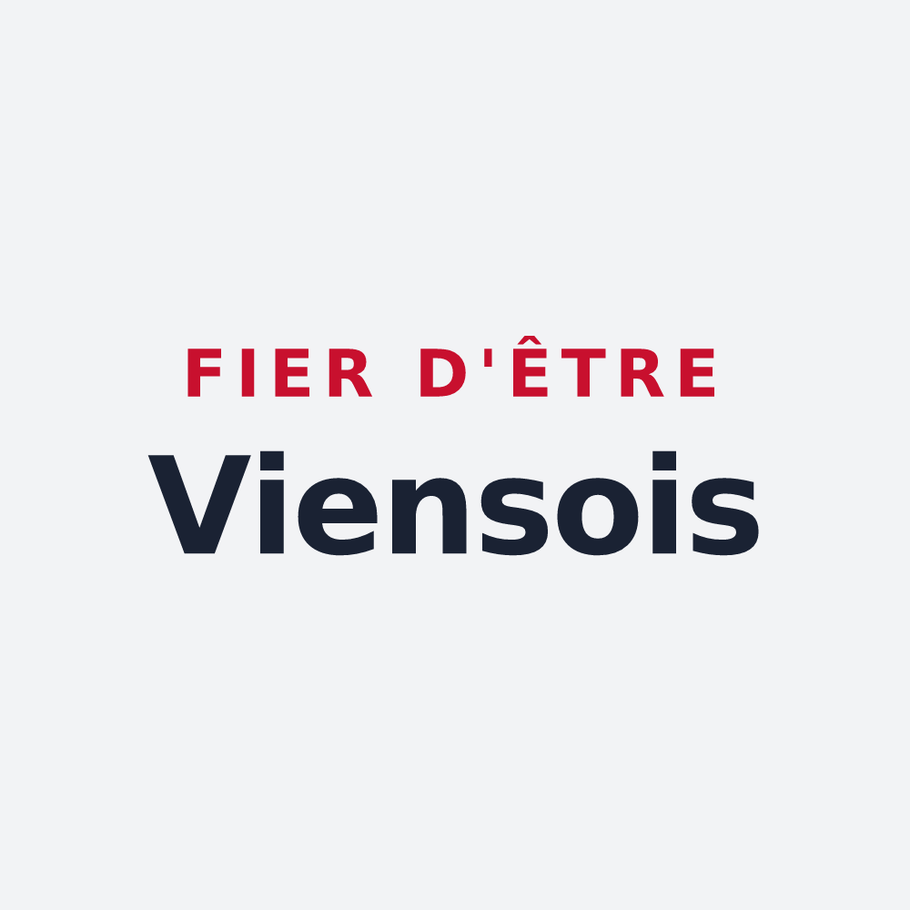 Poster « Fier d'être Viensois » — design pour Viens