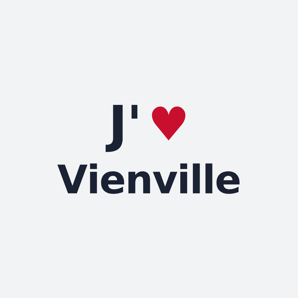 Poster personnalisé Vienville — design J'aime Vienville
