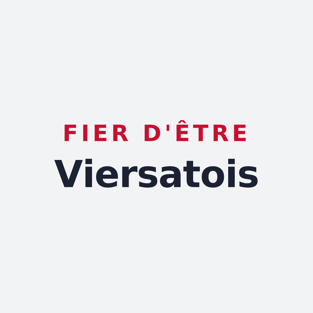 Poster « Fier d'être Viersatois » — design pour Viersat