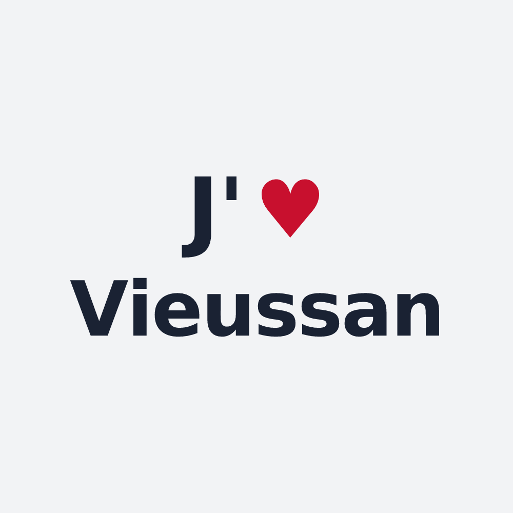 Poster personnalisé Vieussan — design J'aime Vieussan