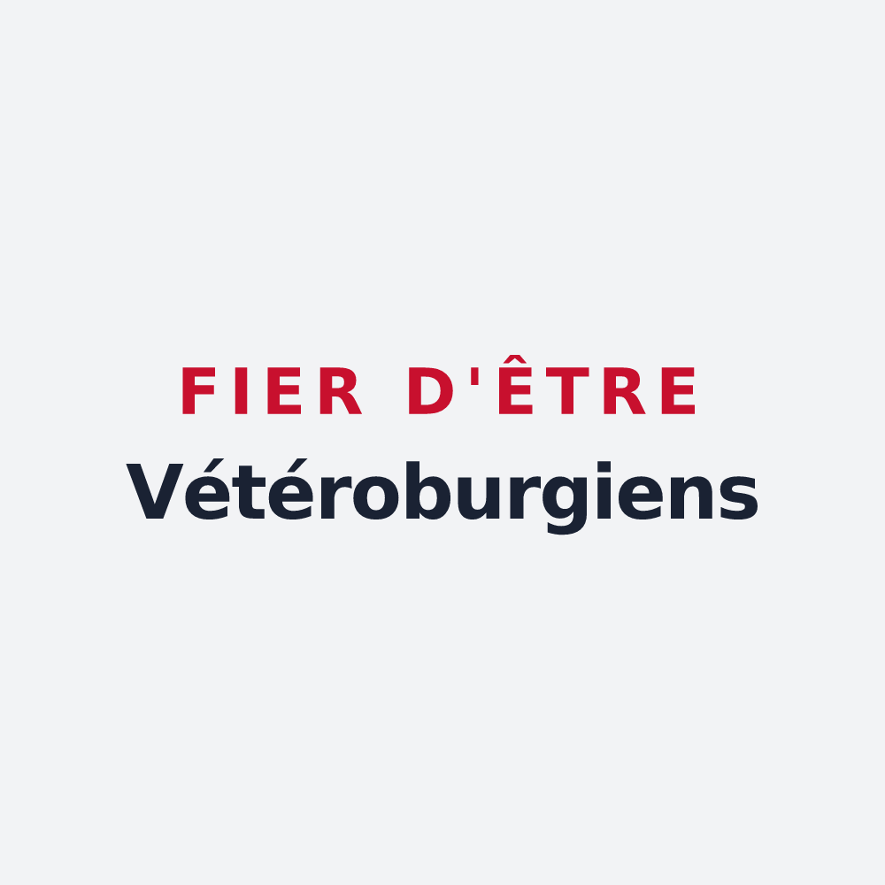 Poster « Fier d'être Vétéroburgiens » — design pour Vieux-Bourg