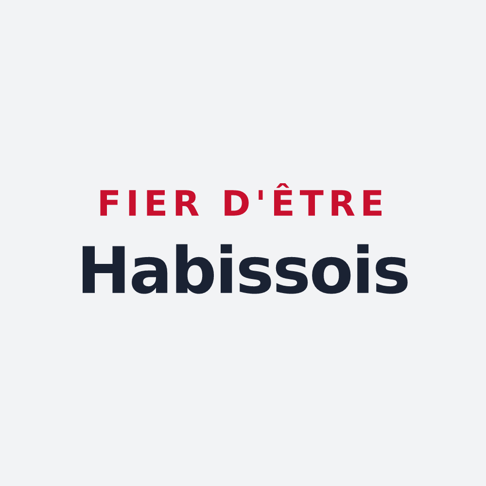 Poster « Fier d'être Habissois » — design pour Vieux-Habitants