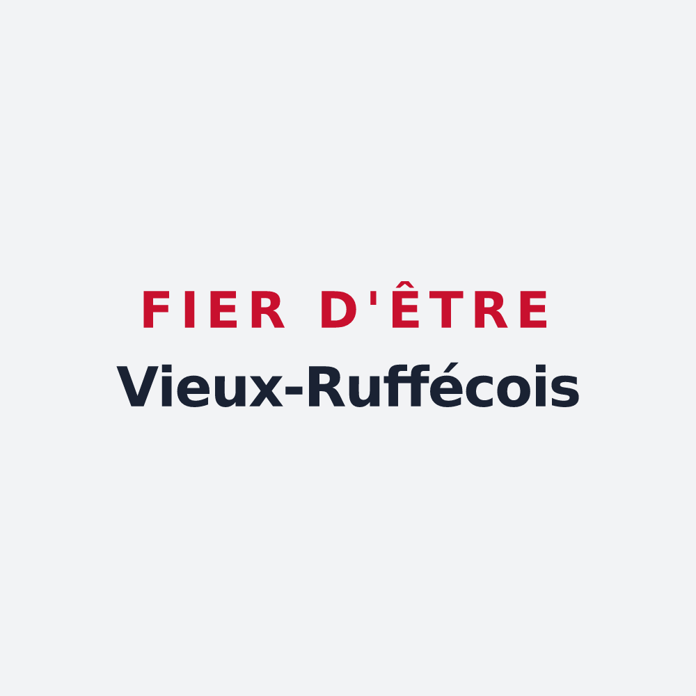 Poster « Fier d'être Vieux-Ruffécois » — design pour Vieux-Ruffec
