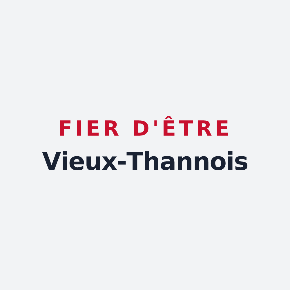Poster « Fier d'être Vieux-Thannois » — design pour Vieux-Thann