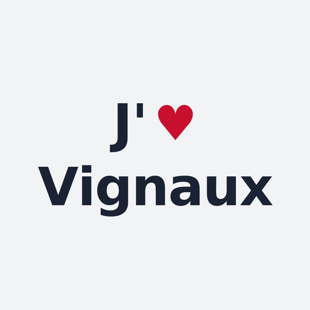 Poster personnalisé Vignaux — design J'aime Vignaux