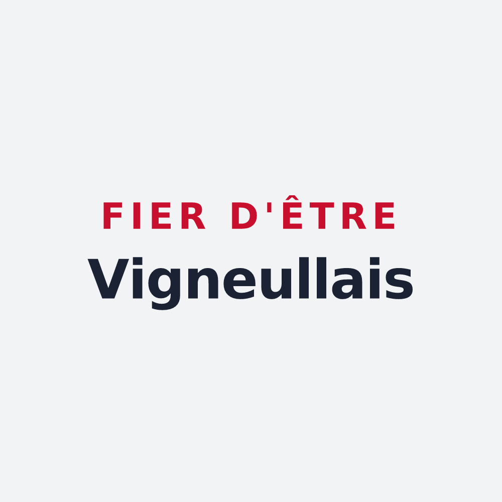 Poster « Fier d'être Vigneullais » — design pour Vigneulles