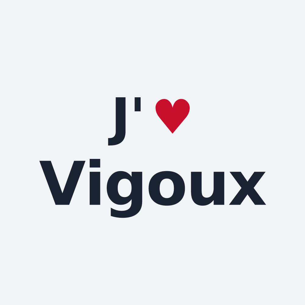Poster personnalisé Vigoux — design J'aime Vigoux