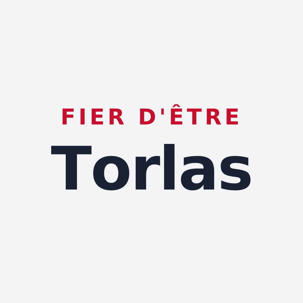 Poster « Fier d'être Torlas » — design pour Vigy