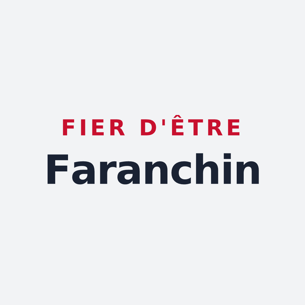 Poster « Fier d'être Faranchin » — design pour Villar-d'Arêne