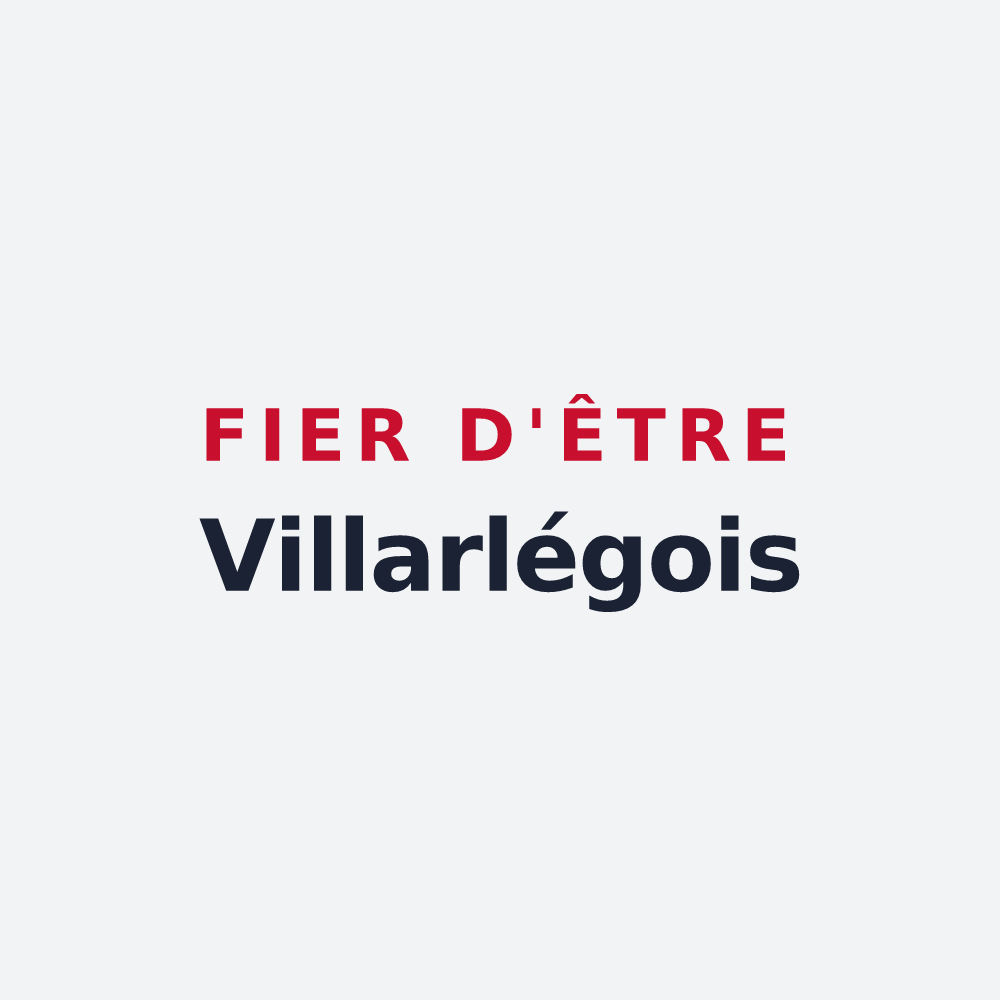 Poster « Fier d'être Villarlégois » — design pour Villard-Léger