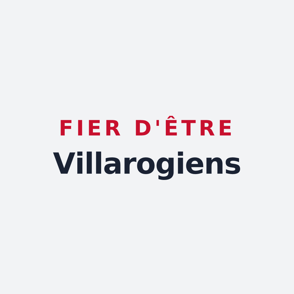 Poster « Fier d'être Villarogiens » — design pour Villaroger