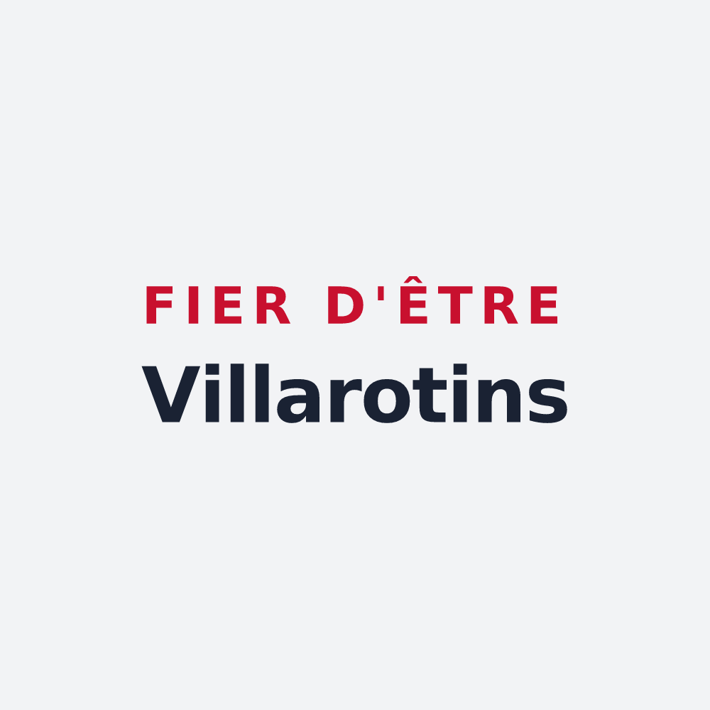 Poster « Fier d'être Villarotins » — design pour Villaroux
