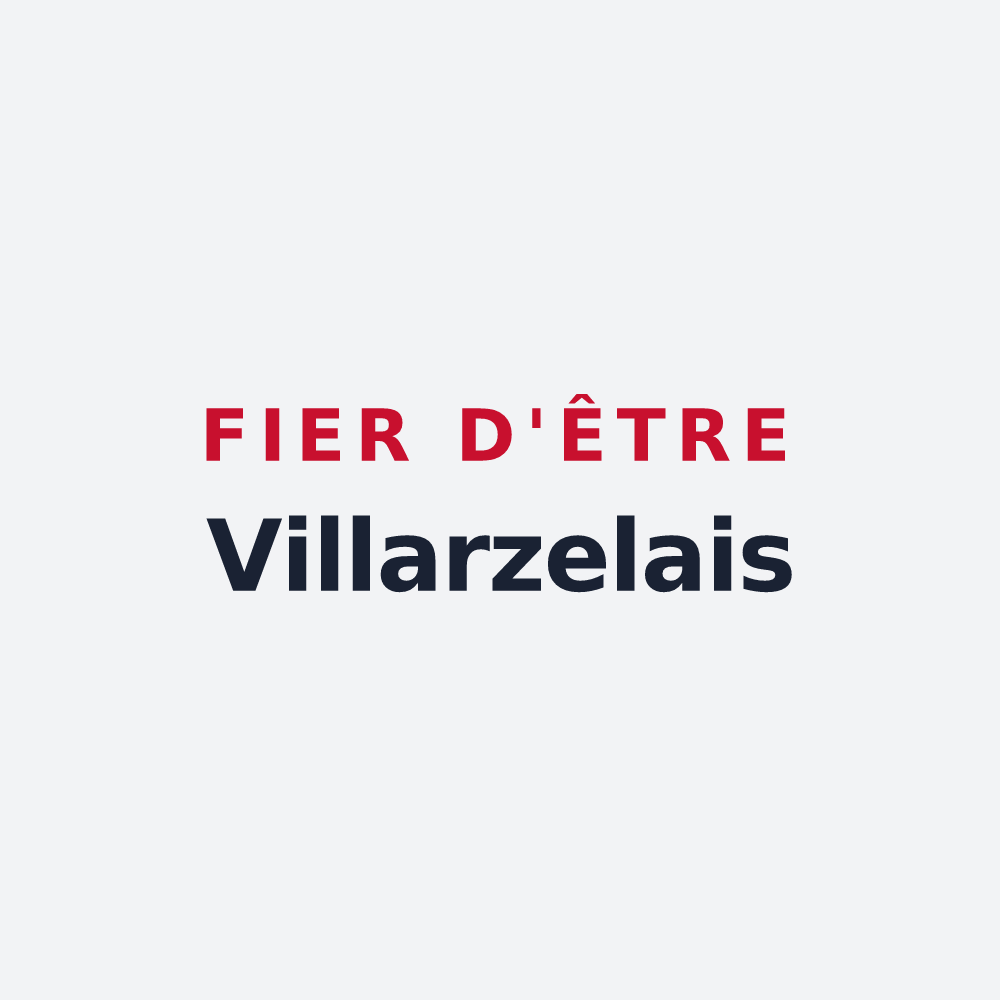 Poster « Fier d'être Villarzelais » — design pour Villarzel-Cabardès
