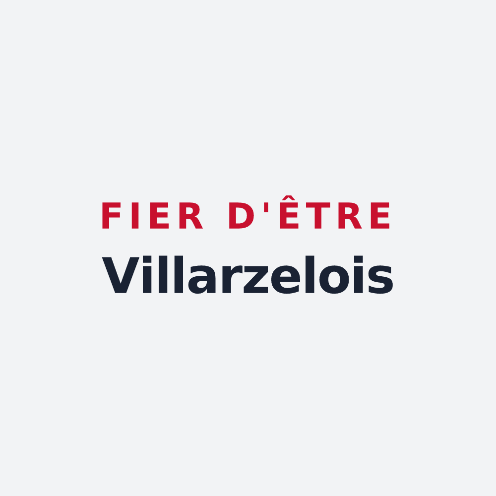 Poster « Fier d'être Villarzelois » — design pour Villarzel-du-Razès