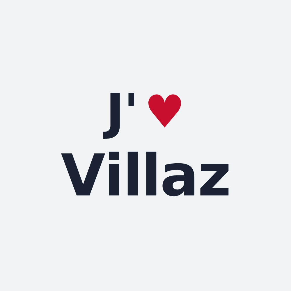 Poster personnalisé Villaz — design J'aime Villaz