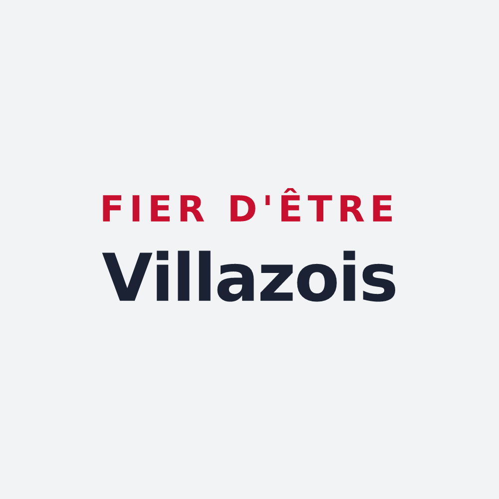 Poster « Fier d'être Villazois » — design pour Villaz