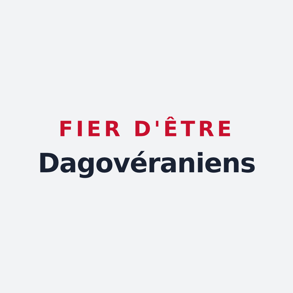 Poster « Fier d'être Dagovéraniens » — design pour Ville-d'Avray