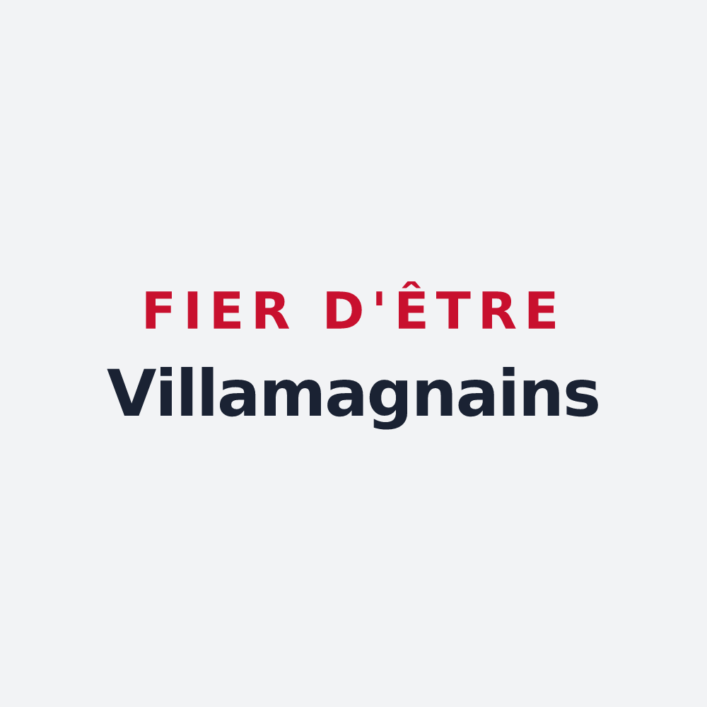 Poster « Fier d'être Villamagnains » — design pour Ville-la-Grand