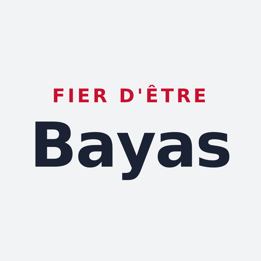 Poster « Fier d'être Bayas » — design pour Ville-sous-la-Ferté