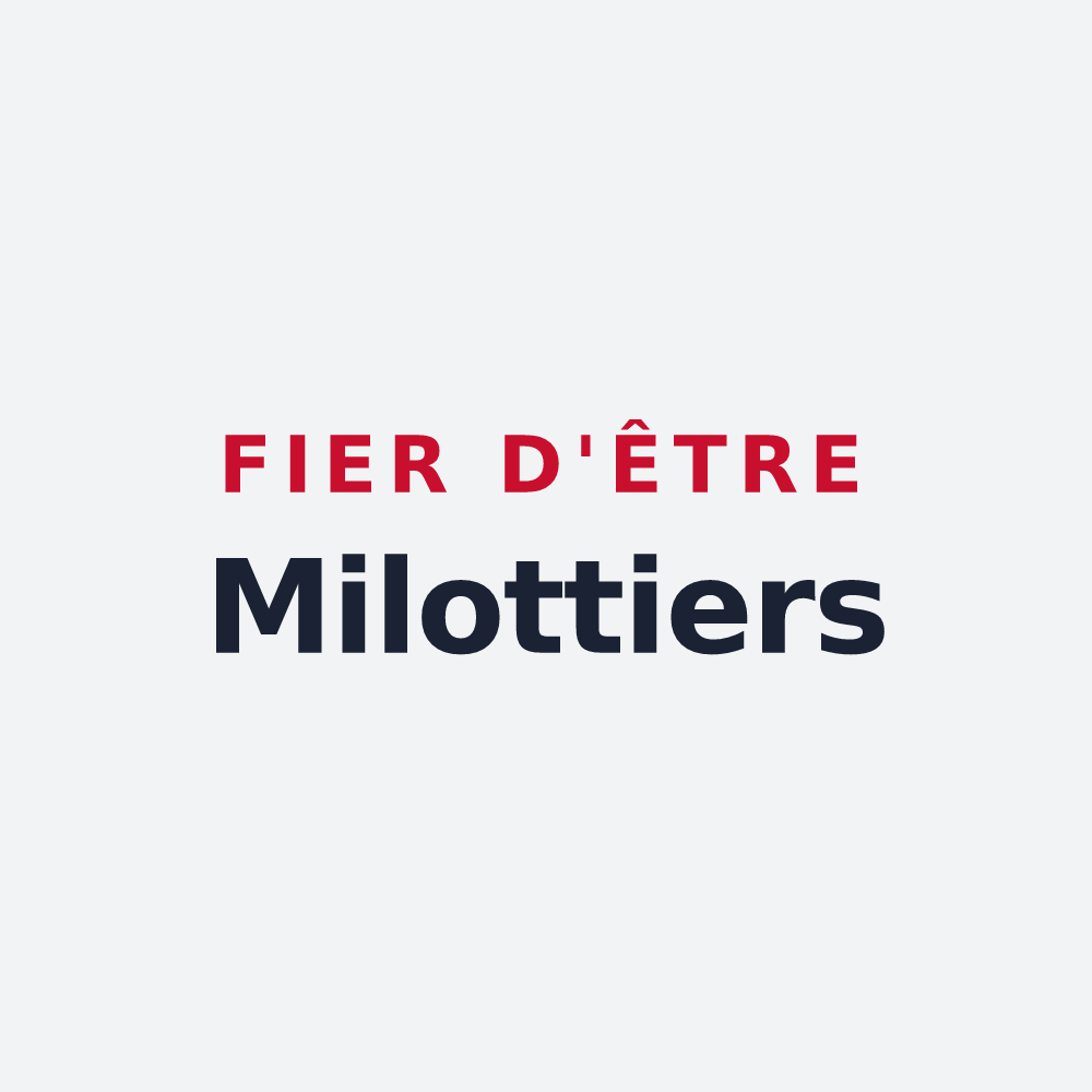 Poster « Fier d'être Milottiers » — design pour Villechenève